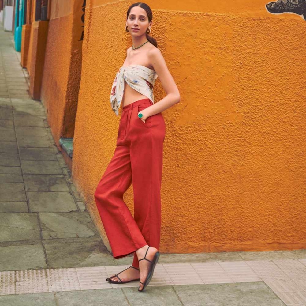 Reformation Vesta Pant Blood Orange - Size 8